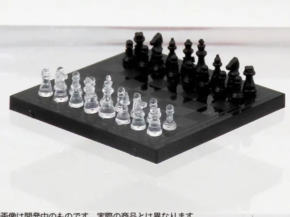 1/12 Chess with Puripura Figures (Clear x Black)