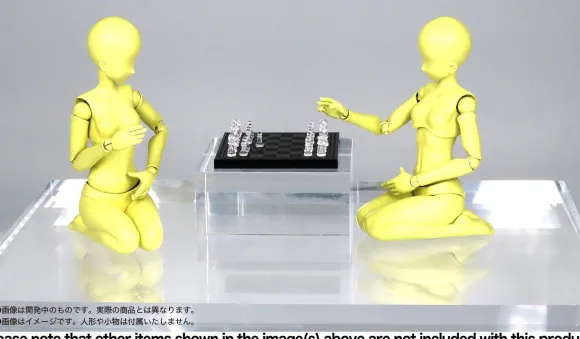 1/12 Chess with Puripura Figures (Clear x Black)