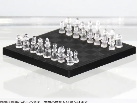 1/12 Chess with Puripura Figures (Clear x Black)