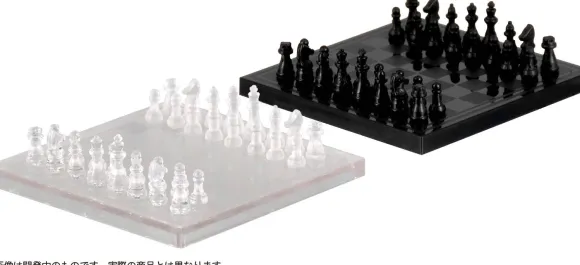 1/12 Chess with Puripura Figures (Clear x Black)