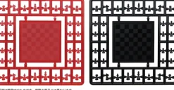 1/12 Chess with Puripura Figures (Clear Red x Black)