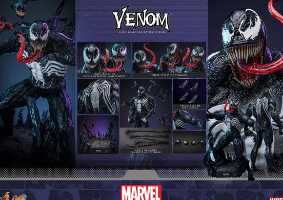 1/6 Comic Masterpiece - Fully Poseable Figure: Marvel Comics - Venom