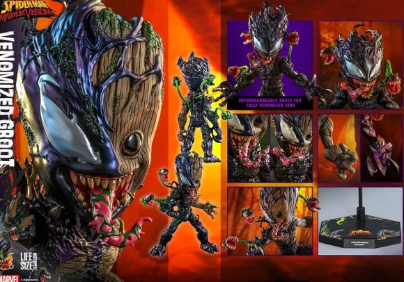 1/1 Life-Size Masterpiece Spider-Man: Maximum Venom Venomized Groot