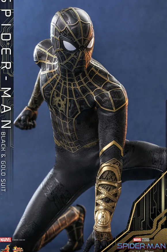 1/6 Movie Masterpiece - Fully Poseable Figure: Spider-Man: No Way Home - Spider-Man (Black & Gold Suit Version)