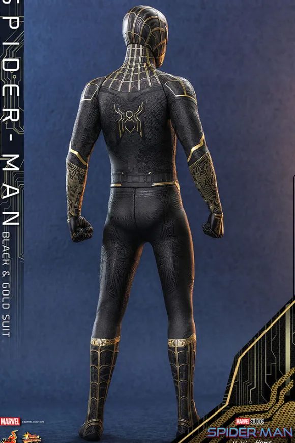1/6 Movie Masterpiece - Fully Poseable Figure: Spider-Man: No Way Home - Spider-Man (Black & Gold Suit Version)