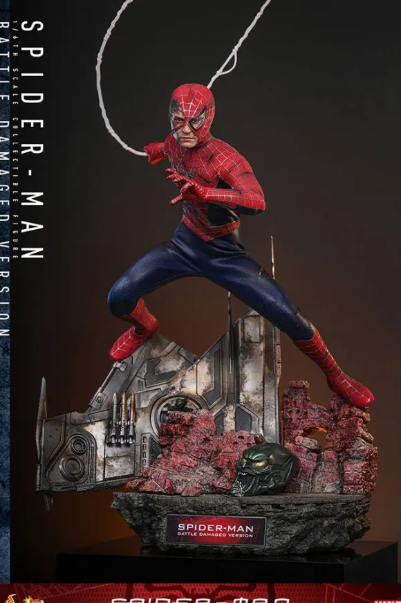 1/6 Movie Masterpiece - Fully Poseable Figure: Spider-Man - Spider-Man (Battle Damaged Version)
