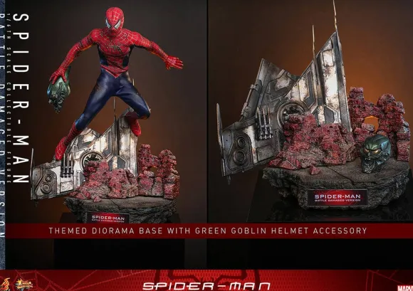 1/6 Movie Masterpiece - Fully Poseable Figure: Spider-Man - Spider-Man (Battle Damaged Version)