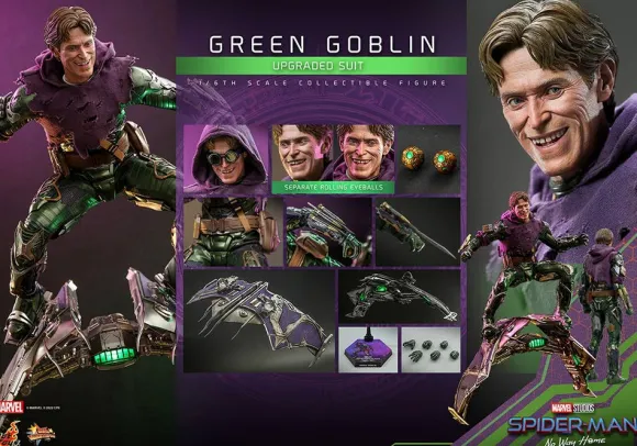 1/6 Movie Masterpiece - Fully Poseable Figure: Spider-Man: No Way Home - Green Goblin (Upgraded Suit)