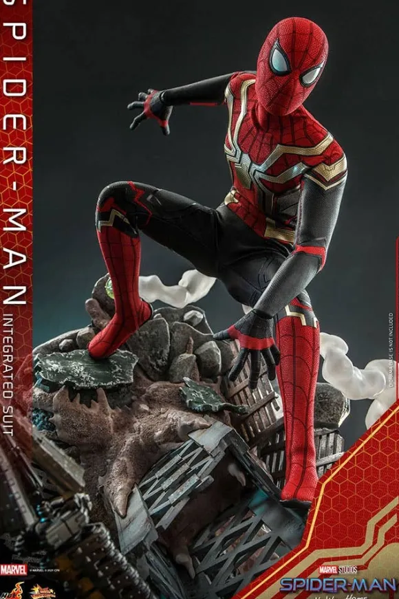 1/6 Movie Masterpiece - Scale Fully Poseable Figure: Spider-Man: No Way Home - Spider-Man (Integrated Suit Version)