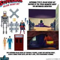 5 Points / Superman 1941 Animation: The Mechanical Monsters 3.75 inch Action Figure Box Set