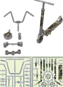 1/12 Puripura Figure Play Kickboard (Camouflage Pattern)