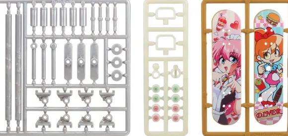 1/12 Puripura Figure Sports Skateboard Moe Pattern