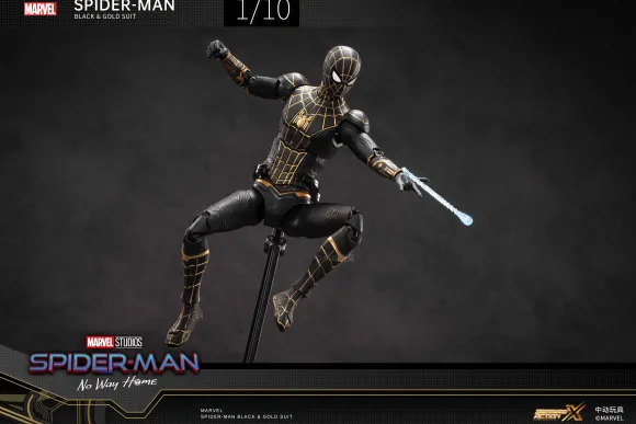 1/10 Spiderman Black & Gold Suit - No Way Home (7-inch X Series)