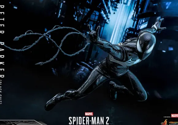1/6 Video Game Masterpiece - Fully Poseable Figure: Marvel's Spider-Man 2 - Peter Parker (Black Suit)