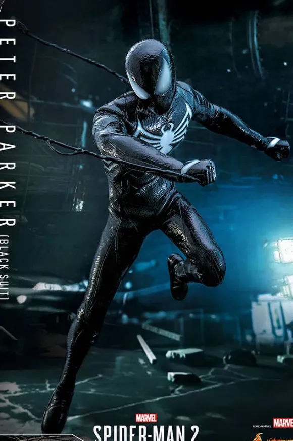1/6 Video Game Masterpiece - Fully Poseable Figure: Marvel's Spider-Man 2 - Peter Parker (Black Suit)