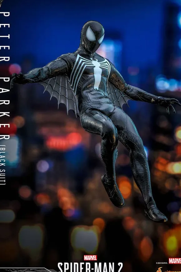 1/6 Video Game Masterpiece - Fully Poseable Figure: Marvel's Spider-Man 2 - Peter Parker (Black Suit)