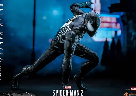 1/6 Video Game Masterpiece - Fully Poseable Figure: Marvel's Spider-Man 2 - Peter Parker (Black Suit)