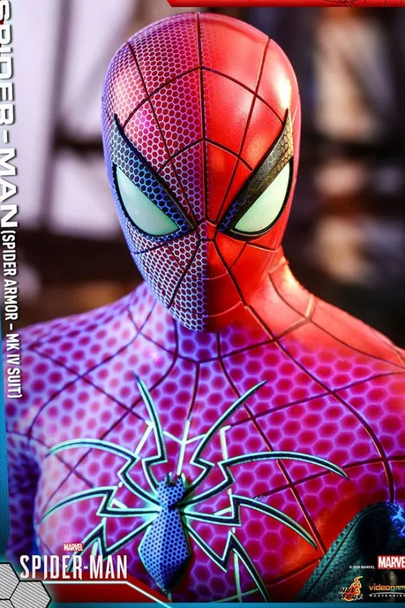 1/6 Video Game Masterpiece Fully Poseable Figure: Marvel's Spider-Man Spider-Man (Spider Armor MK IV Suit Version)
