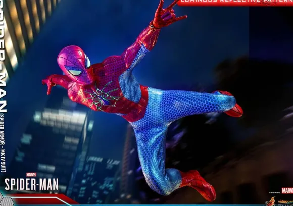 1/6 Video Game Masterpiece Fully Poseable Figure: Marvel's Spider-Man Spider-Man (Spider Armor MK IV Suit Version)
