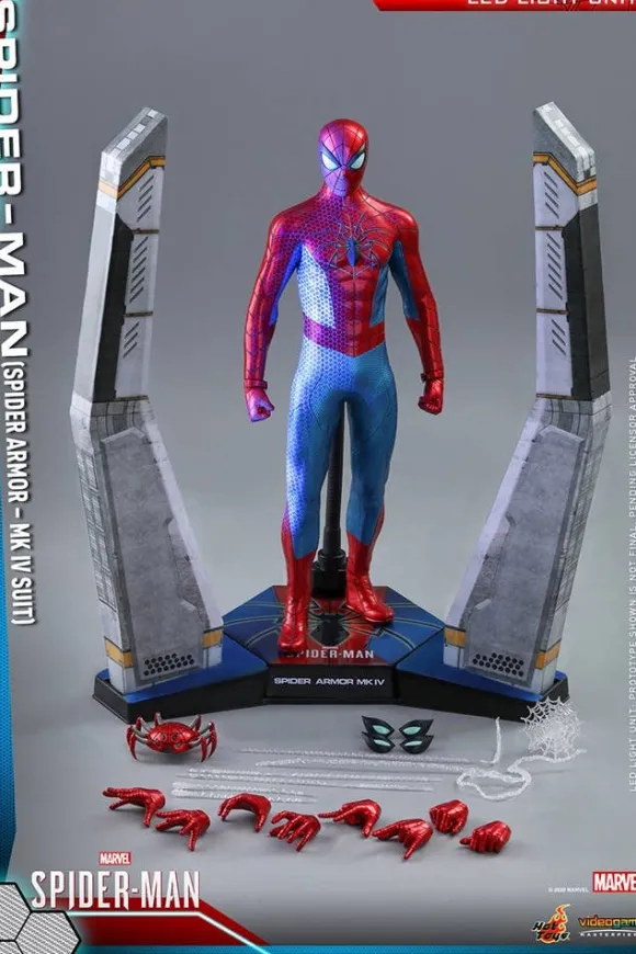 1/6 Video Game Masterpiece Fully Poseable Figure: Marvel's Spider-Man Spider-Man (Spider Armor MK IV Suit Version)