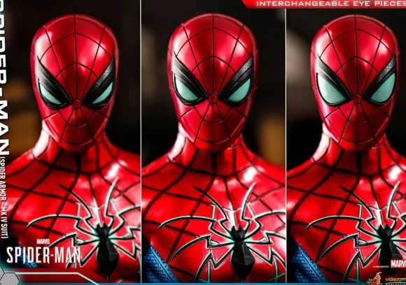 1/6 Video Game Masterpiece Fully Poseable Figure: Marvel's Spider-Man Spider-Man (Spider Armor MK IV Suit Version)