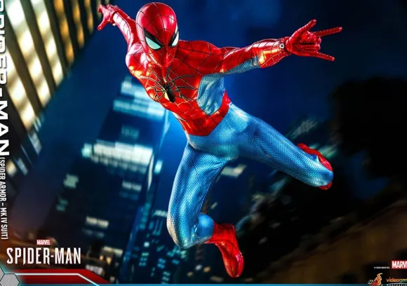 1/6 Video Game Masterpiece Fully Poseable Figure: Marvel's Spider-Man Spider-Man (Spider Armor MK IV Suit Version)