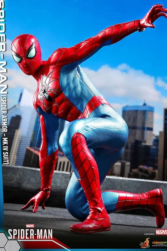 1/6 Video Game Masterpiece Fully Poseable Figure: Marvel's Spider-Man Spider-Man (Spider Armor MK IV Suit Version)
