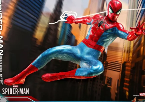 1/6 Video Game Masterpiece Fully Poseable Figure: Marvel's Spider-Man Spider-Man (Spider Armor MK IV Suit Version)