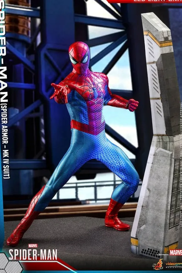 1/6 Video Game Masterpiece Fully Poseable Figure: Marvel's Spider-Man Spider-Man (Spider Armor MK IV Suit Version)