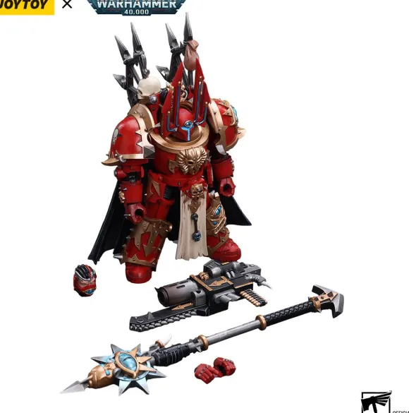 1/18 Warhammer 40K Chaos Space Marines Crimson Slaughter Sorcerer Lord in Terminator Armor