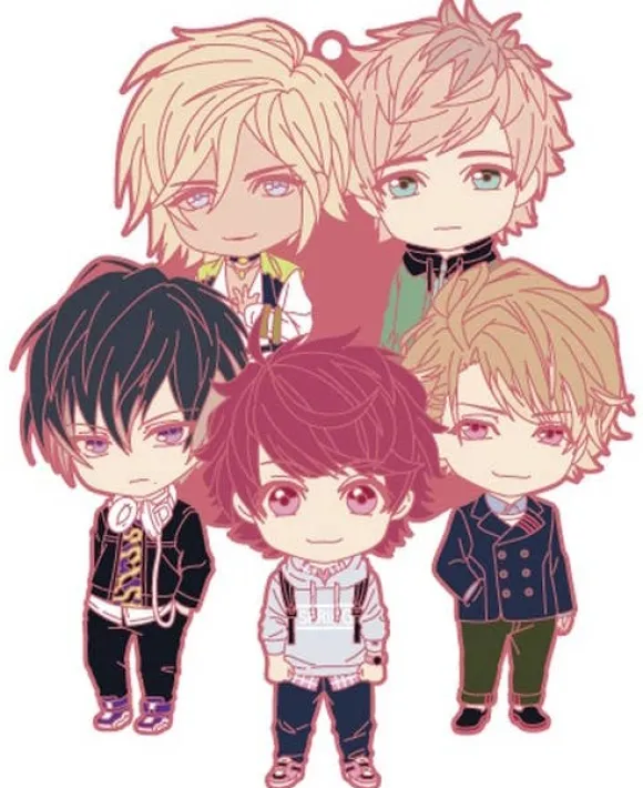 A3! Nendoroid Plus Unit Rubber Charm Strap Spring Troupe