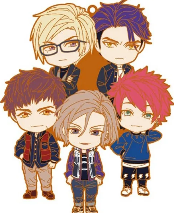 A3! Nendoroid Plus Unit Rubber Charm Strap Autumn Troupe