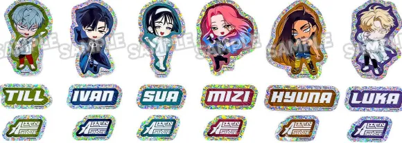 ALIEN STAGE Nendoroid Plus Holographic Sticker Set Luka
