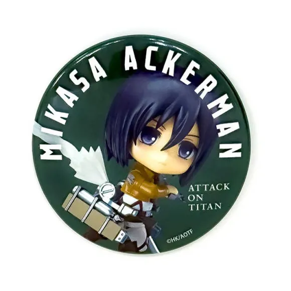 Attack on Titan Nendoroid Plus Collectible Pinback Button (Random 1P)
