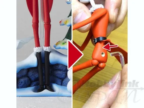 B-Grade Sci-Fi Revoltech Jack Skellington Santa Version