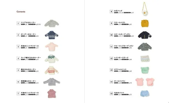 Creating in Nendoroid Doll Size: Clothing Patterns 3 (Knitted Clothes)