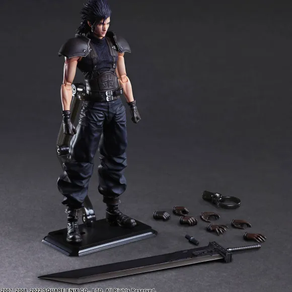 CRISIS CORE -FINAL FANTASY VII- REUNION PLAY ARTS Kai ZACK FAIR Soldier Class 1st