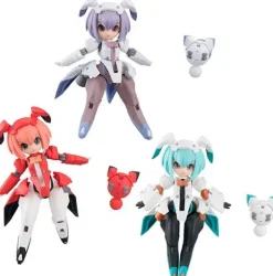 Desktop Army F-606s Flare Nabbit Sisters: 1Box (3pcs) (Reissue)