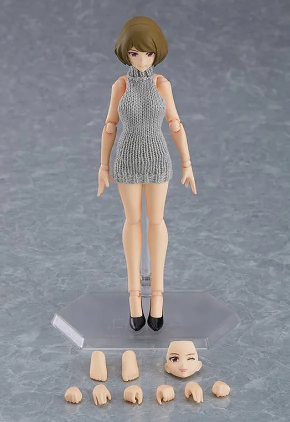 figma Female Body (Chiaki) with Backless Sweater Outfit