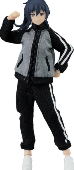figma Female Body (Makoto) with Tracksuit + Tracksuit Skirt Outfit
