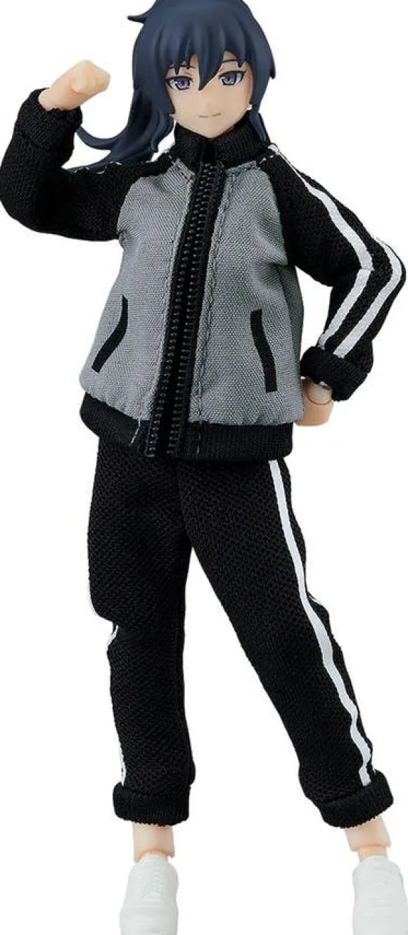 figma Female Body (Makoto) with Tracksuit + Tracksuit Skirt Outfit