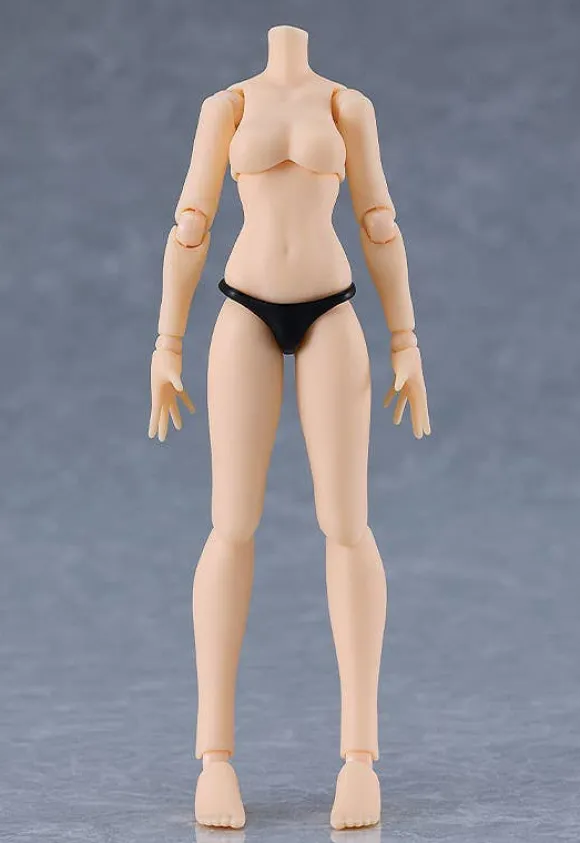 figma Female Body (Mika) with Mini Skirt Chinese Dress Outfit (BLACK)