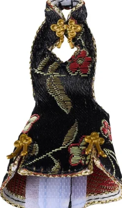 figma Styles Mini Skirt Chinese Dress (Black)