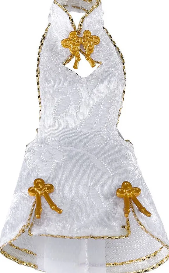 figma Styles Mini Skirt Chinese Dress (White)