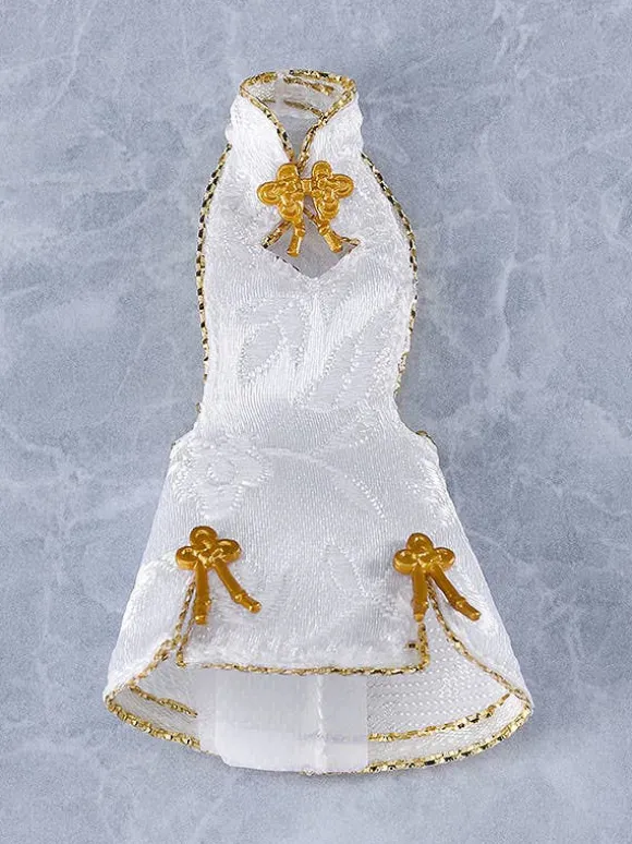 figma Styles Mini Skirt Chinese Dress (White)