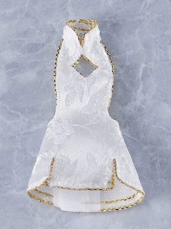 figma Styles Mini Skirt Chinese Dress (White)