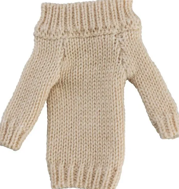 figma Styles Off-the-Shoulder Sweater Dress (Beige)