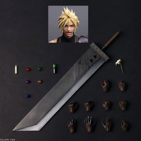 Final Fantasy VII Rebirth Play Arts True Cloud Strife