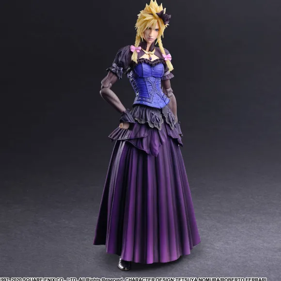 FINAL FANTASY VII Remake PLAY ARTS Kai Cloud Strife - Dress Ver. -