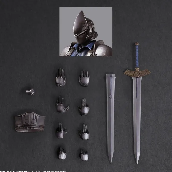 Final Fantasy VII Remake PLAY ARTS Kai Roche & Bike Set
